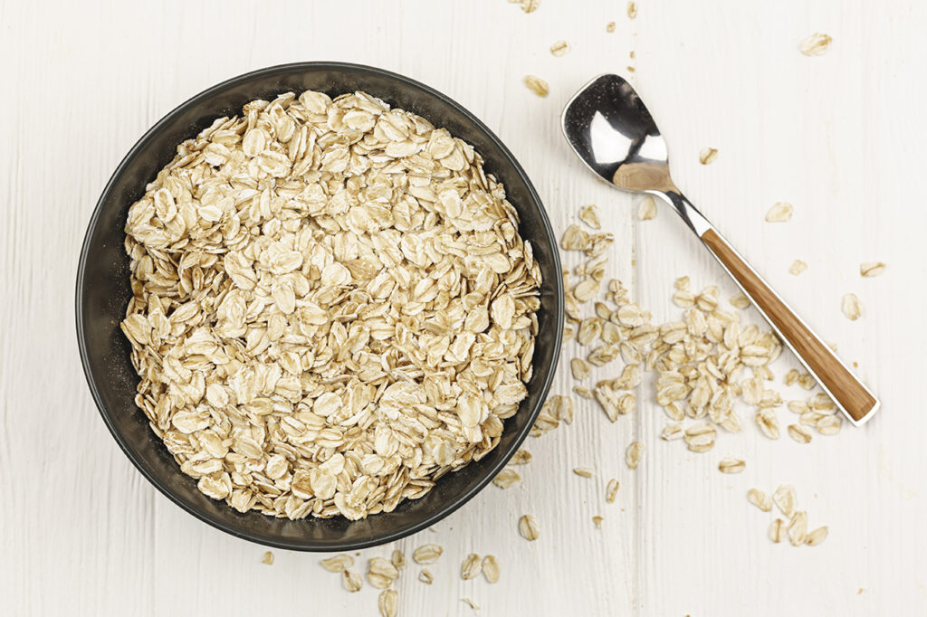 Avena cruda o cocida