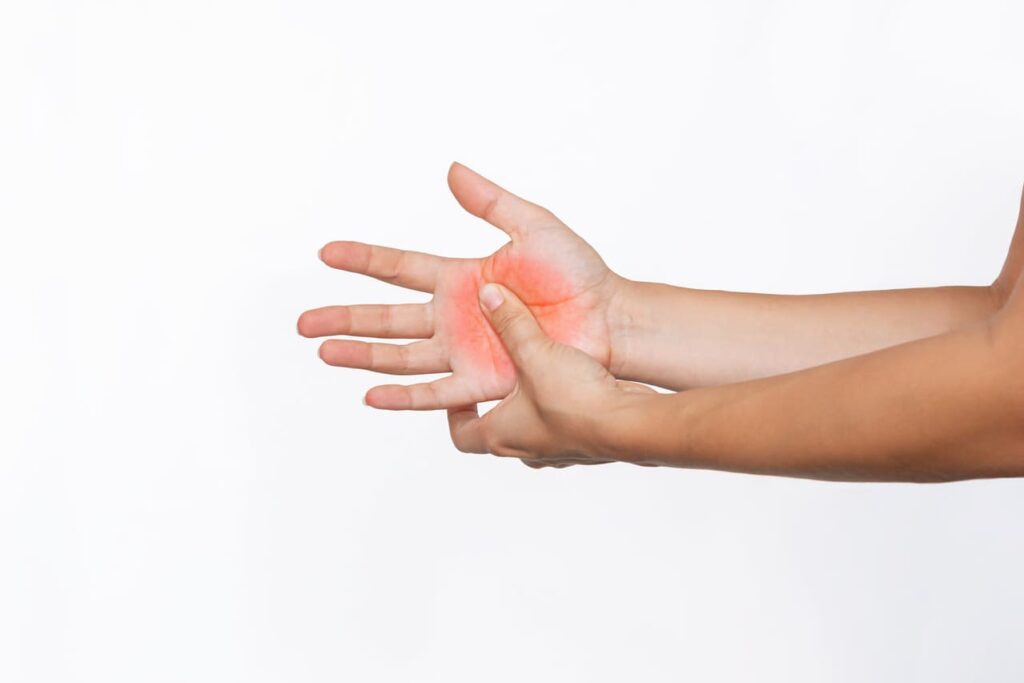 Dolor en la mano derecha