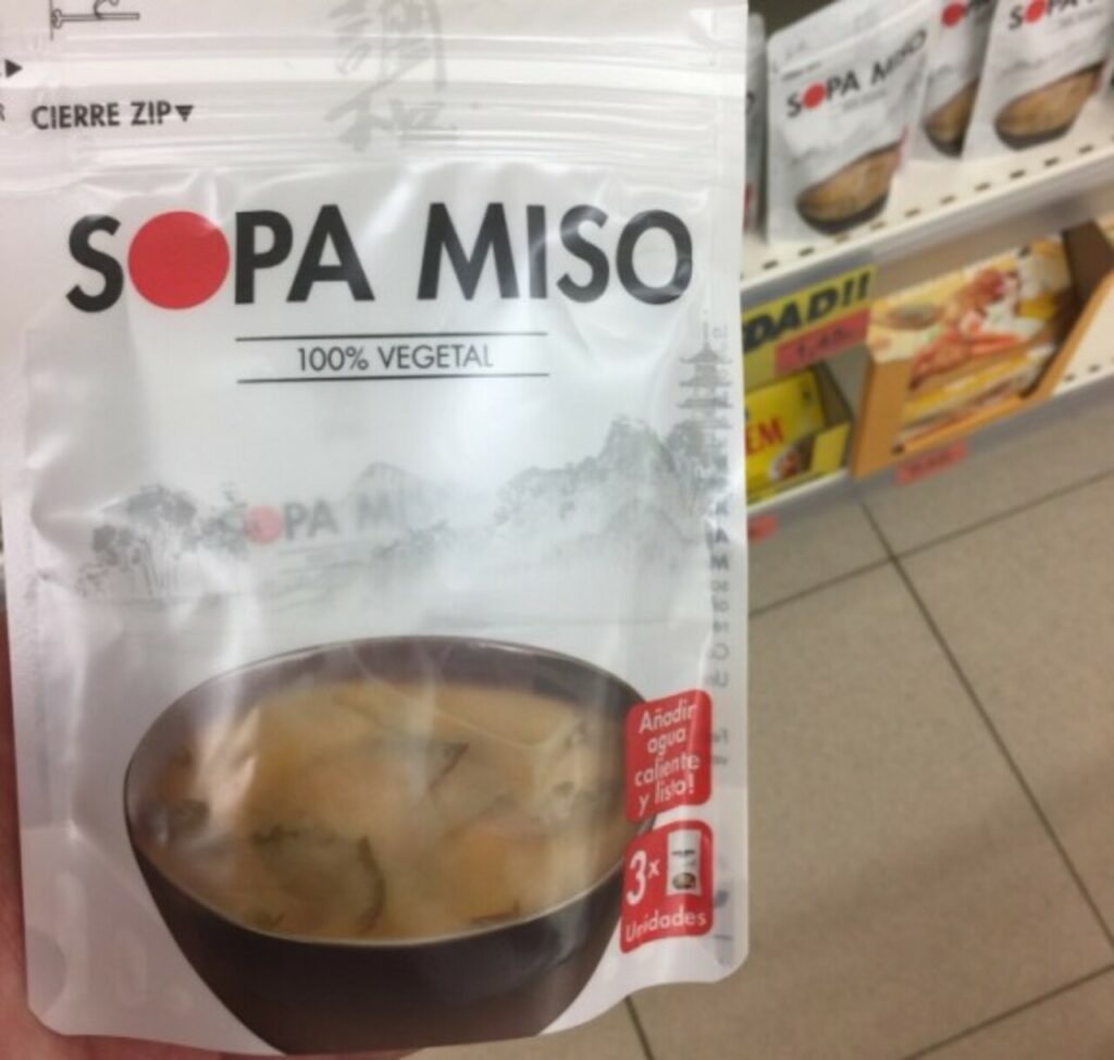 Sopa miso Mercadona